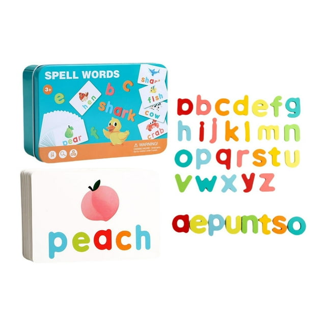 Lipstore Abc Learning Educational Toys Match Letter Spelling Games for Preschool Kids