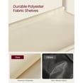 thumbnail image 3 of Estante para zapatos Shelf VASAGLE, 4 niveles, 30 x 75 x 71 cm, color beige, 3 of 6