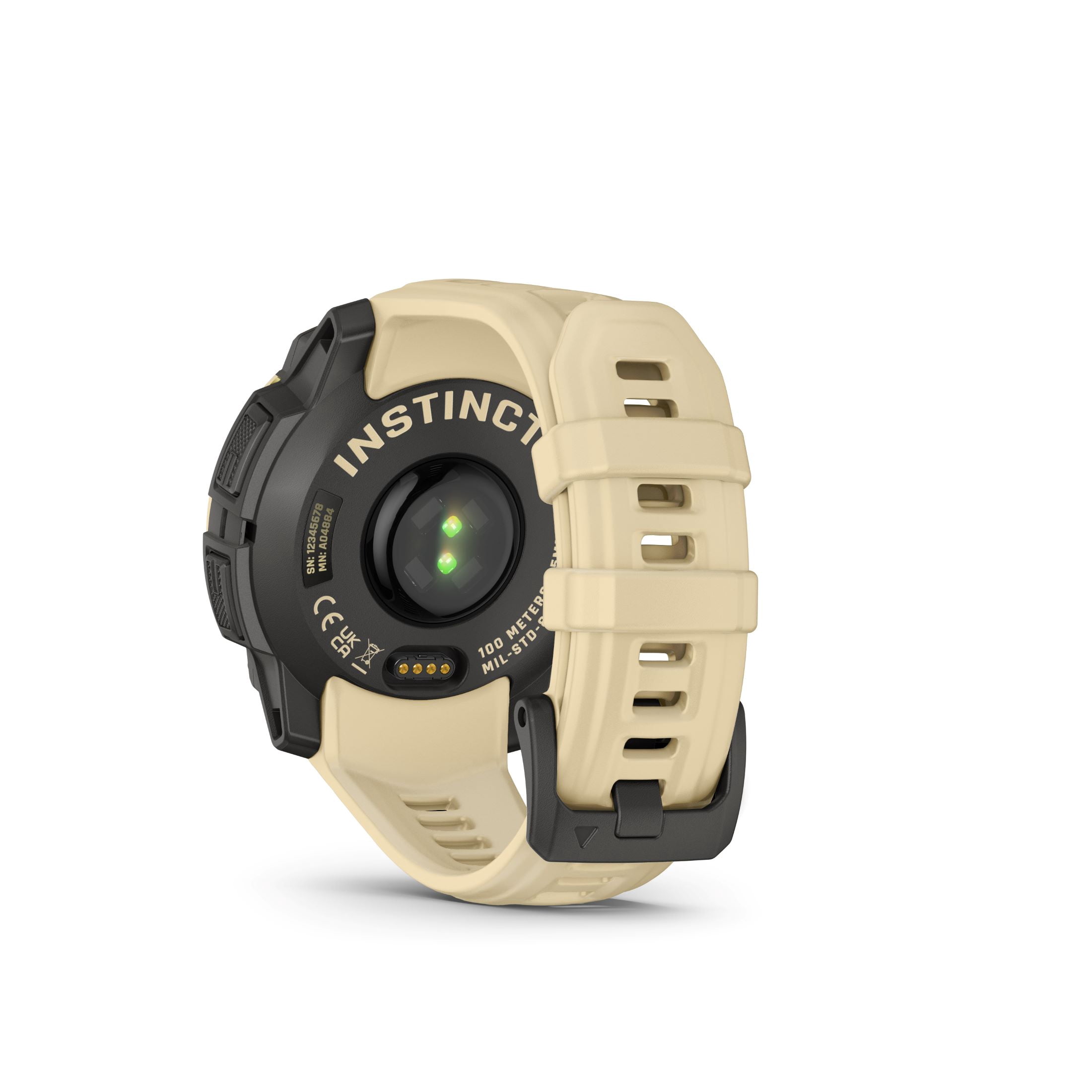 Garmin Instinct 3 – 45 mm, AMOLED Display, Rugged Outdoor GPS Smartwatch, Built-In Flashlight, Alpine Rush Collection Limited Edition Color, Citrine with Citrine Band