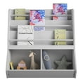thumbnail image 3 of RealRooms Jocelyn Kids Book and Toy Storage, Dove Gray, 3 of 8