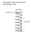thumbnail image 3 of 8mmx0.8mmx20mm 304 Stainless Steel Compression Spring 11.8N Load Capacity, 20pcs, 3 of 5