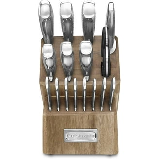 Cuisinart Set Coltelli Da Cucina 19 Pezzi In Acciaio Inox - Blocco Portacoltelli Incluso - Lame Affilate E Manici Ergonomici - Collezione Normandy - 6