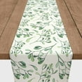 thumbnail image 3 of Creative Products Watercolor Mistletoe Pattern 16x72 Cotton Twill Table Runner, 3 of 3