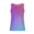 thumbnail image 7 of RYDCOT Mens Gradient Sleeveless Tank Tops Workout Muscle Gym Knitted Shirt Athletic Bodybuilding Slim Fit Ribbed T Shirts, 7 of 7