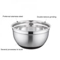 thumbnail image 5 of Promotion Stainless Steel Mixing Bowls With Lids and Non-Slip Silicone Bottom Kitchen Utensil Bowl For Salad Bread Pastries Cake Bowl, 5 of 5