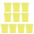 thumbnail image 1 of 10pcs Cuadrado de plástico Maceta linda Mini macetas decorativas Macetas Suculentas creativas Guardería Floral Holder Organizador Suministros de jardín con bandejas (amarillo 7 cm), 1 of 5