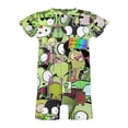 thumbnail image 5 of Invader Zim Baby Boy Girl Romper Short Sleeve Cotton Bodysuit Outfits Jumpsuit Summer One Piece Clothes, 5 of 8
