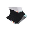 thumbnail image 3 of Wonder Nation Girls Cushioned Ankle Socks, 10-Pack, 3 of 6