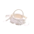 thumbnail image 4 of Cesta de flores para niña de las flores para boda Cesta de flores para niña de las flores Cesta de flores para boda para hotel Mango de cuentas, 4 of 9