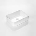 thumbnail image 6 of Dyconn Faucet Above Counter 19.3 x 14.76 Rectangle Bathroom Ceramic Vessel Vanity Sink, 6 of 7