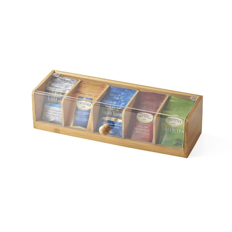 Buy Wholesale China Reusable Eco Friendly Tea Storage Box Transparent  Window Display Coffee Packaging Bamboo Box & Bamboo Tea Box at USD 5.1