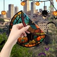 thumbnail image 2 of 3uds. Adhesivo decorativo para ventana de gato negro de Halloween, suministros decorativos para fiestas (1 gato), 2 of 3