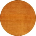 thumbnail image 1 of Ahgly Company Machine Washable Indoor Round Contemporary Orange Red Area Rugs, 7' Round, 1 of 7