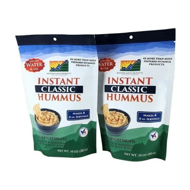 Instant Classic Hummus Mix, 10 Ounce Bag Twin-Pack