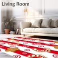 thumbnail image 2 of ODIKA 2'x3' Machine Washable Non-Slip Area Rug, Jolly Sweet Winter Baking Decorative Floor High Traffic Rug with Pad, Red, 613064, 2 of 8