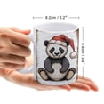 thumbnail image 2 of Christmas Coffee Mug - Christmas Panda Porcelain Cup Ceramic Coffee and Tea Mug - 330 ml / 11 oz White Ceramic Mug, 2 of 8