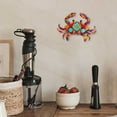 thumbnail image 6 of Aodebiao Metal Crab Wall Art Decor Ocean Wall Hanging Coastal Wall Sculptures Beach Theme Wall Decoration for Indoor Outdoor Bathroom Bedroom Living Room Garden Pool, 6 of 6