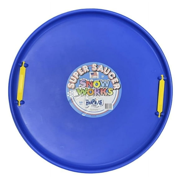 Super Saucer 28 Inch Round Snow Sled | Blue