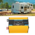 thumbnail image 1 of Solar Inverter System Kit 300W Modified Sine Wave Inverter 18W 18V Solar Panel 30A 12V 24V Solar Controller Kit Yellow 12V to 220V, 1 of 14
