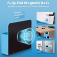 thumbnail image 4 of Strong Magnetic Marker Holder,Magnetic Erase Marker Organizer,Dry Erase Holder,with Compartments,Utility Storage Organizer for Locker and Metal Cabinets,Blue+White, 4 of 6