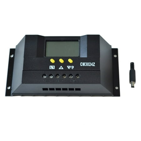 

Feiruifan 30A 24V PWM LCD Display Charging Voltage Regulator Solar Panel Charge Controller