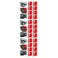 thumbnail image 3 of maskred 8x Red Durable Reflective Wheel Rim Decal Stripes For Car Tire Customization Weather-resistant 3Set, 3 of 6