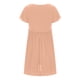 thumbnail image 4 of Falda oscilante de moda de verano para mujer Falda suelta de manga corta con orejas de madera de cintura alta con botones y cuello en V de color sólido Fridja  bnh3652, 4 of 7