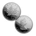 thumbnail image 4 of 1989 Canada 3-Metals Maple Leaf Set (10th Anniv, w/Box), 4 of 5