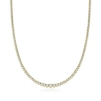 Ross-Simons 3.00 ct. t.w. Diamond Tennis Necklace in 18kt Gold Over Sterling, Women's, Adult