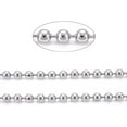 thumbnail image 2 of 32.8 Feet(10m) 304 Stainless Steel Ball Chains DIY Accessories Chain with Spool Soldered Stainless Steel Color Ball Chain Links for Women Jewelry Making Necklace Chains 2mm, 2 of 4