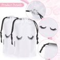 thumbnail image 3 of 100Pcs Lash Bags for Clients Lash Goodie Bags for Clients Bags Eyelash Extensions Makeup Bags Clear, 3 of 7