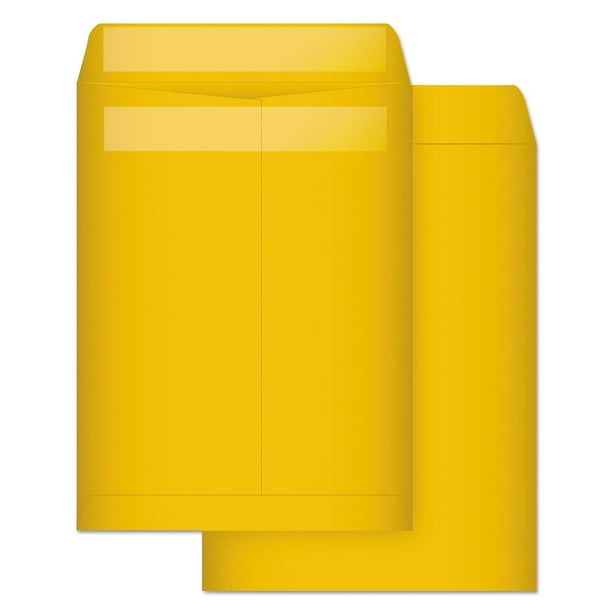 High Bulk Self-Sealing Envelopes, #10 1/2, Cheese Blade Flap, Redi-Seal Adhesive Closure, 9 x 12, Brown Kraft, 100/Box High Bulk Self-Sealing Envelopes, #10 1/2, Cheese Blade Flap, Redi-Seal Adhesive Closure, 9 x 12, Brown Kraft, 100/Box