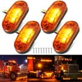 thumbnail image 1 of 4Pcs LED Clearance Light Side Marker Lamp IP67 Waterproof Rear Side Indicator Marker Light Super Bright Premium Trailer Light Rear Tail Light Stop Turn Light for Truck Car Trailer, 1 of 10