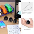 thumbnail image 3 of LULULION 8pcs Anti Vibration Pad Black Rubber Anti Vibration Mat for 3D Printing, 3 of 8