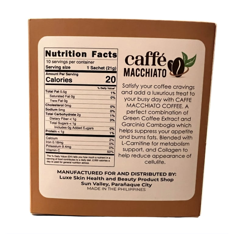 邦画・日本映画 Luxeslim caffe macchiato 1kg Luxe Slim - Caffe Macchiato 1 KILO – My Care Kits