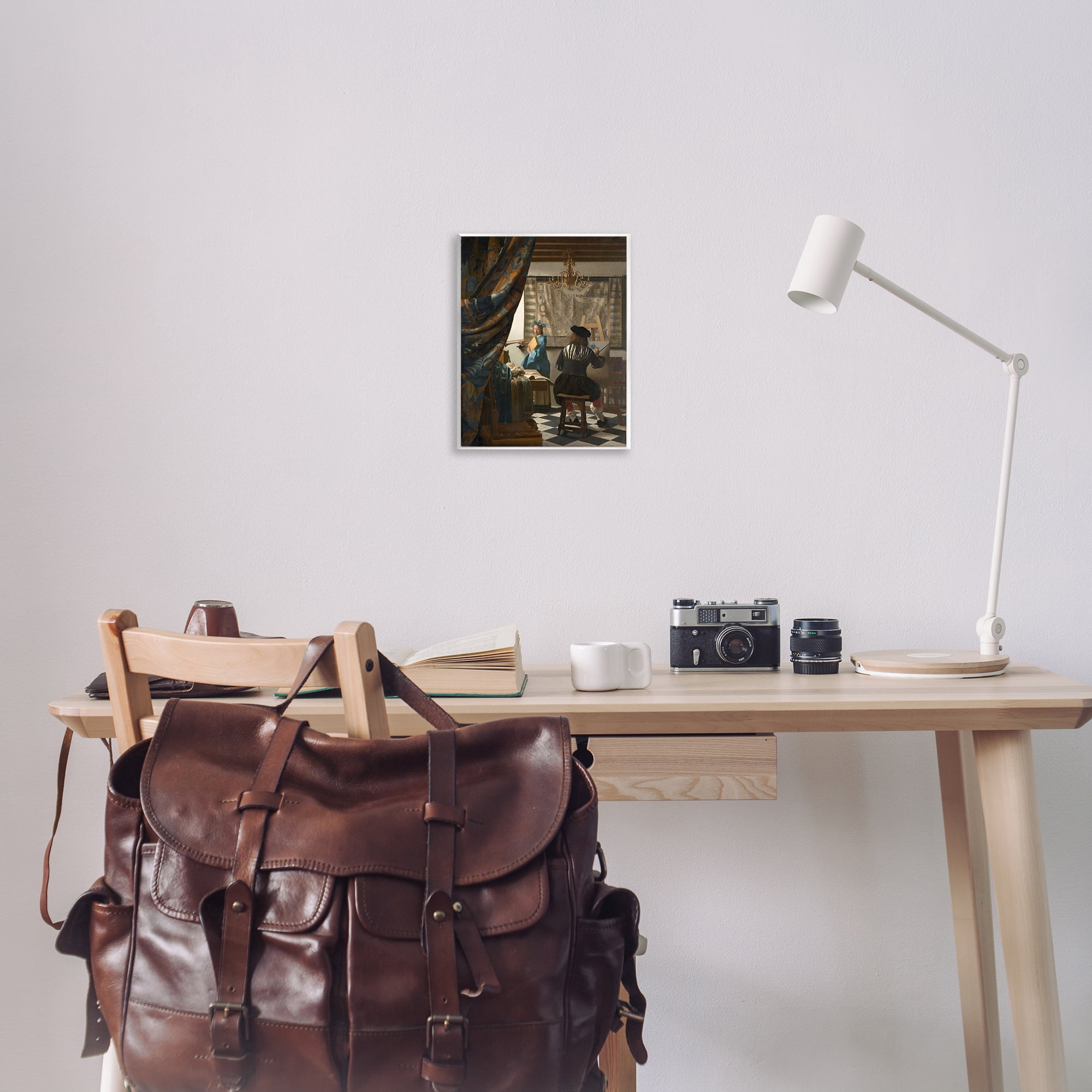 Stupell Industries Classical Vermeer Painting People Painting Unframed Art Print Wall Art, 11 x 14