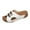 White, variant on Women's Thong Sandals Indoor and Outdoor Beach Flip Flop Fashion Casual Versatile Roman Style Spring And Summer Breathable Thick-Soled Beach Sandals