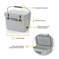 thumbnail image 3 of RTIC 20 QT Ultra-Tough Rotomolded Hard-Sided Ice Chest Cooler, Fits 30 Cans, Grey, 3 of 5