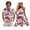 250th Anniversary Tropical Flower, variant on Matching Outfits for Couples Vacation Dresses for Women 2026 Summer Short Sleeve Shirts for Men Retro 70s Flower Power Matching Outfits
