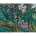 thumbnail image 2 of Armand Guillaumin 14x12 Gold Ornate Wood Frame and Double Matted Museum Art Print Titled - Landscape of Creuse (circa 1910), 2 of 4