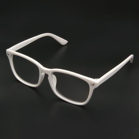 - Cyxus Transparent Clear Lens Blue Light Blocking Gaming Computer Glasses White Frames Anti UV Eyestrain Headache Unisex Eyewear