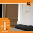 thumbnail image 3 of Door Draft Stopper Blocker - Black Under Door Weather Insulator Seal 37 inches BK, 3 of 5