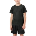 thumbnail image 6 of Boys Athletic Shorts Set 2 Piece Summer Clothes Outfit with Graphic Tee and Boys Basketball Shorts for Active Kids Casual Sports Suit, 6 of 6