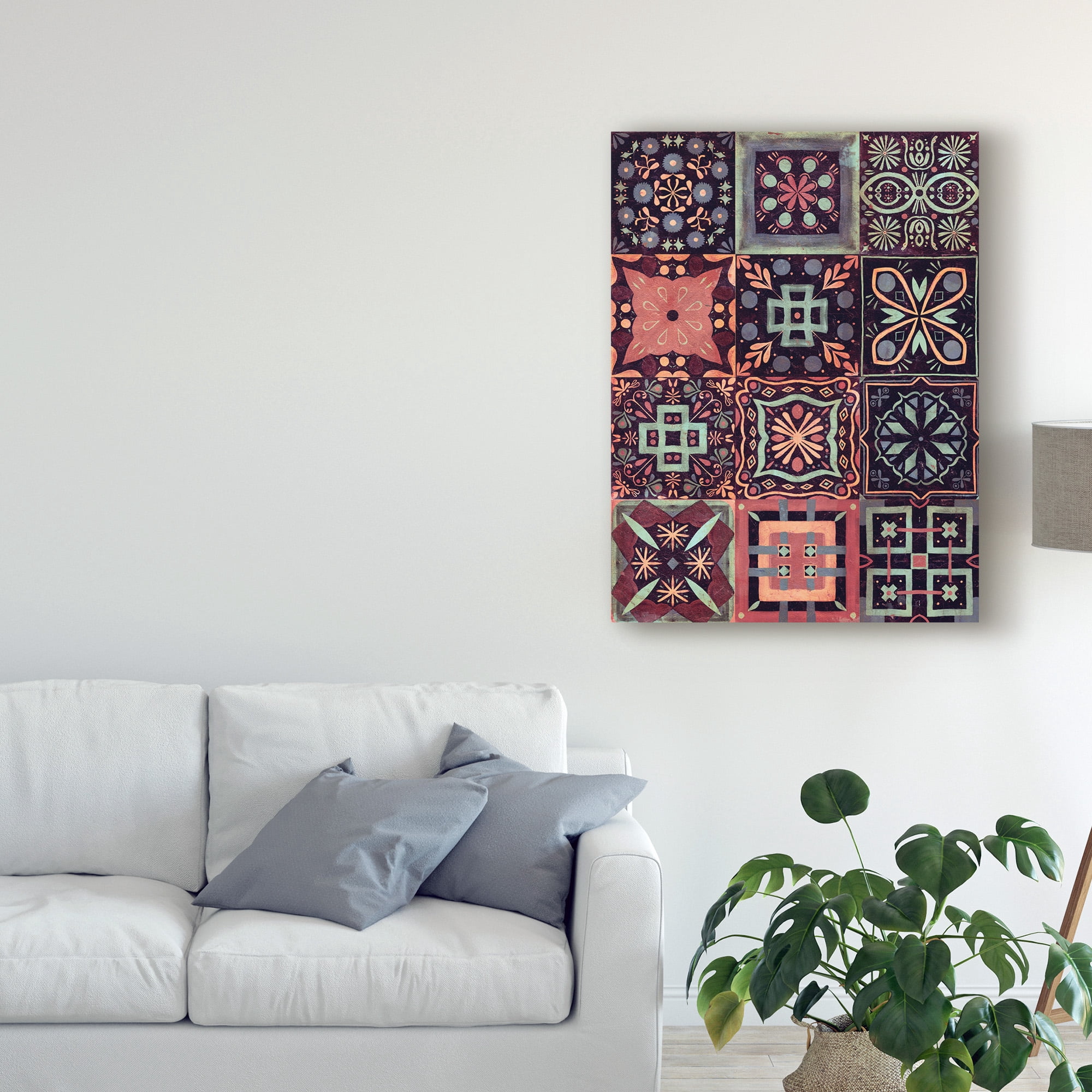 Trademark Fine Art 'Kaleidoscope Tile IV' Canvas Art by Victoria Borges