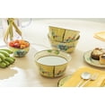 thumbnail image 2 of Grace Teaware Summer Savanna Yellow 24oz Fine Porcelain Bowl, 2 of 5