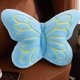 thumbnail image 5 of Cojín Decorativo De Poliéster Cojín lumbar de terciopelo con diseño de mariposa, 45x35cm, para sofá, cama o silla, azul, 1 unidad Rkxzt, 5 of 8