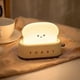 thumbnail image 1 of LED toast bread night light, cute night light USB rechargeable., 1 of 5