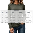 thumbnail image 3 of Lyfzbd Women Long Sleeve Crewneck Tops Base Thermal Underwear Shirt Casual Layer Blouses Versatile Soft Shirt, 3 of 9