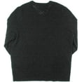 thumbnail image 2 of Alfani Mens V-Neck Wool Pullover Sweater, Grey, X-Large, 2 of 2