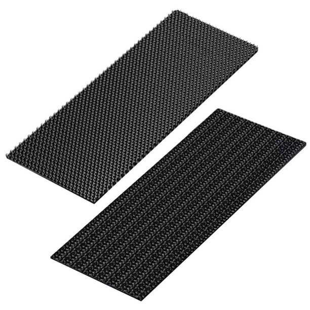 Pegatinas de fijación para alfombras de coche, cinta antideslizante para azulejos de suelos del hogar (rectangular), 2 uds.